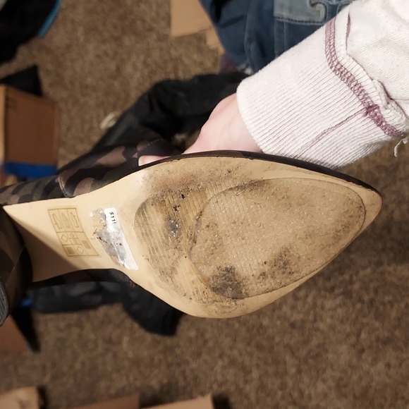 💟STUNNING💟ALDO THIGH HIGH CAMO BOOTS - Picture 9 of 13